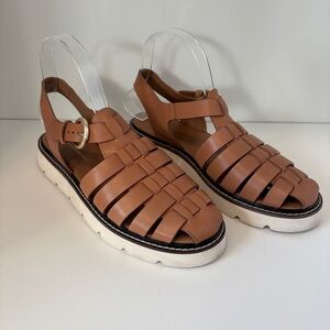 Anthropologie Fisherman Sandals size 38